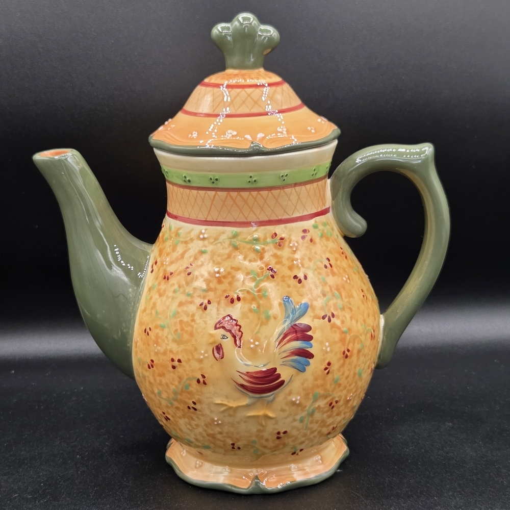Vintage Ganz Bella Rooster Ceramic Coffee/Teapot